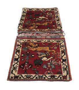 Satteltasche handgeknüpfter persischer Teppich. Ziffer 169010