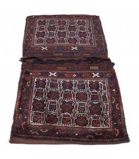 Satteltasche handgeknüpfter persischer Teppich. Ziffer 169023