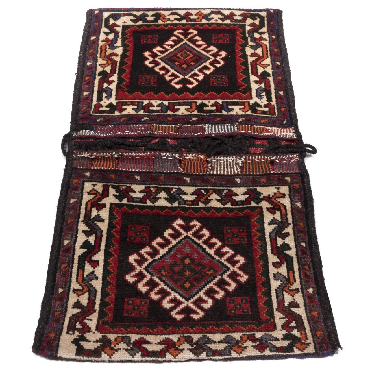 Satteltasche handgeknüpfter persischer Teppich. Ziffer 169030