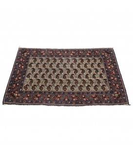 یک جفت فرش دستباف قدیمی پشتی کرمانشاه کد 102335
