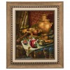 Tappeto persiano Tabriz a disegno pittorico codice 901651