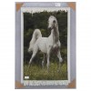 تابلو فرش دستباف اسب سفید کد 901655