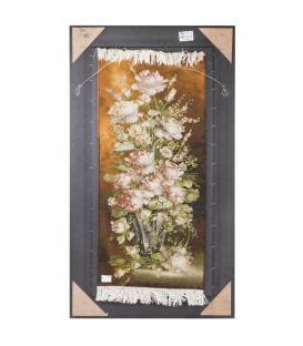 تابلو فرش دستباف طرح گل صد تومانی کد 901671