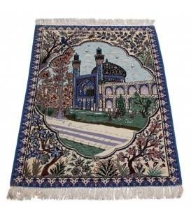 فرش دستباف یک متری اصفهان کد 173034