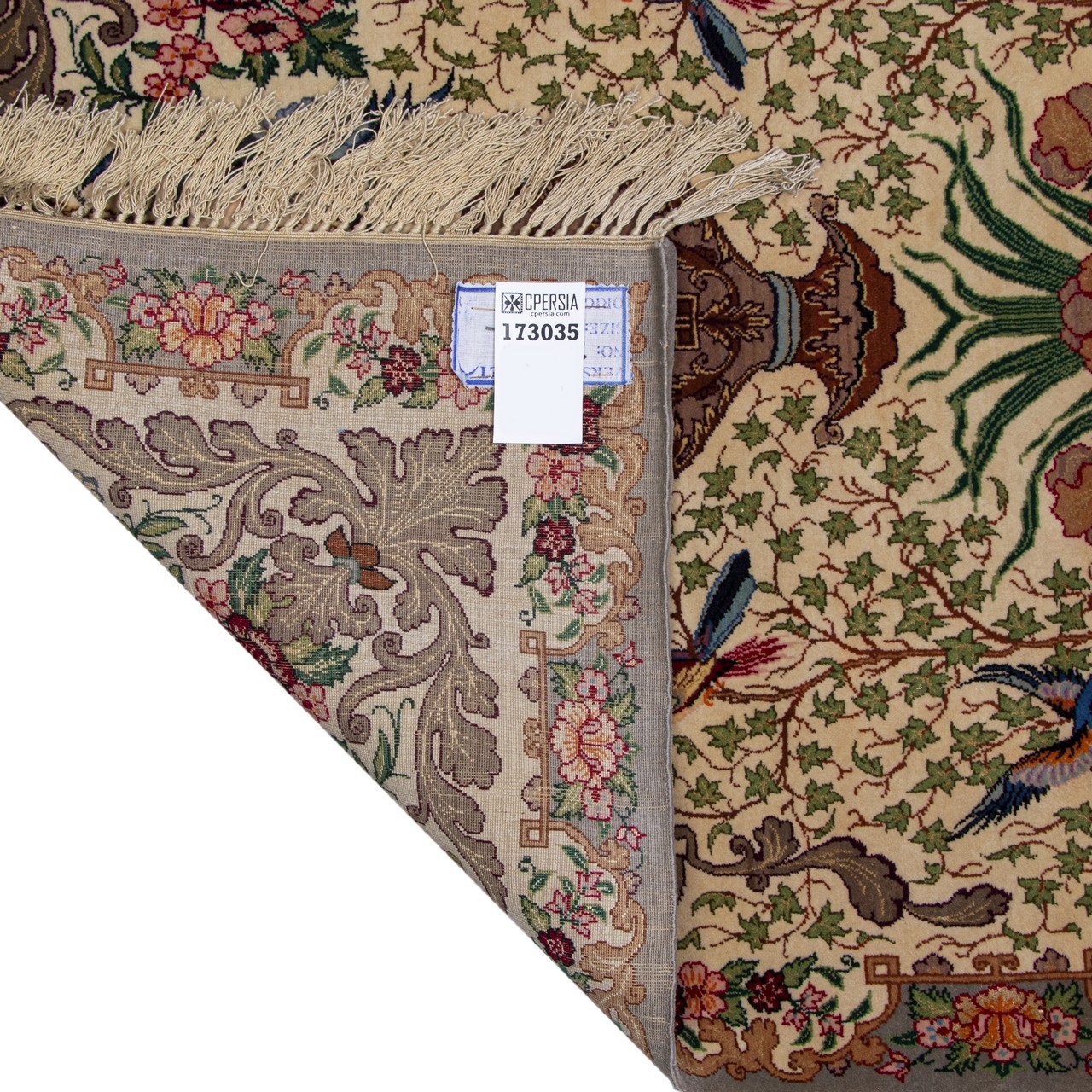 فرش دستباف یک متری اصفهان کد 173035