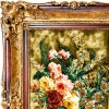 تابلو فرش دستباف طرح گلدان شیشه ای کد 901120