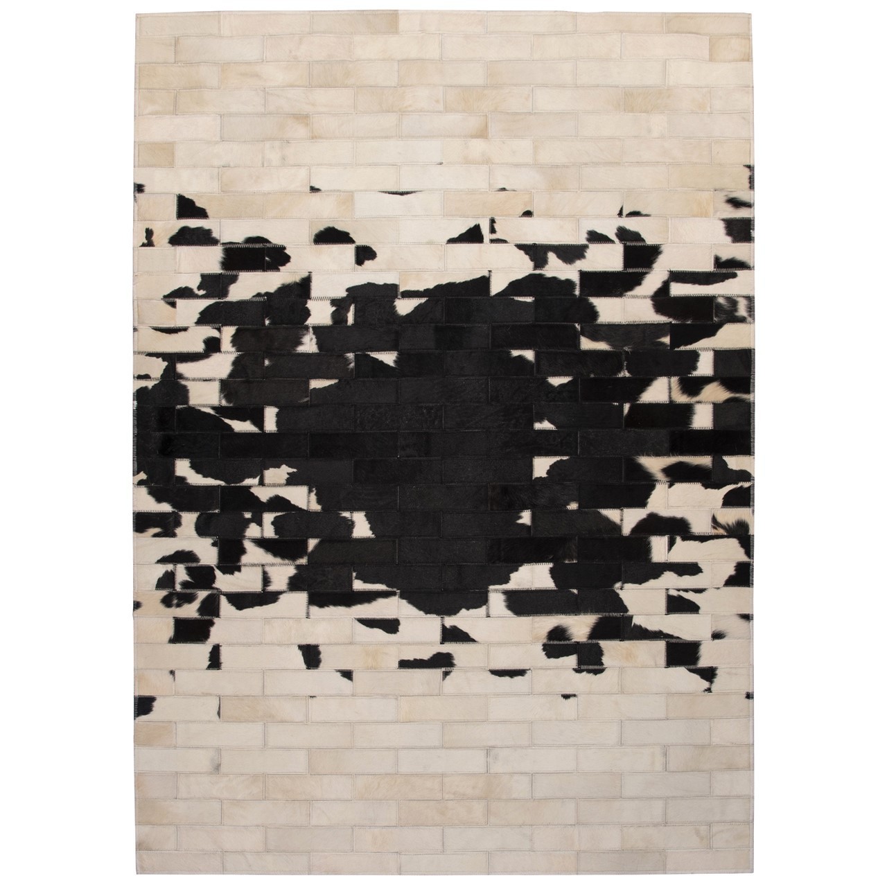 Piel de vaca alfombras patchwork Ref 811047
