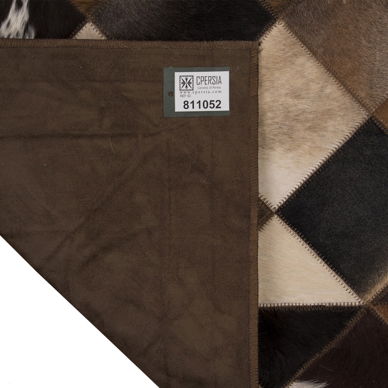 Piel de vaca alfombras patchwork Ref 811052