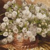 تابلو فرش دستباف گل های لاله در گلدان کد 901745