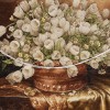 تابلو فرش دستباف گل های لاله در گلدان کد 901746