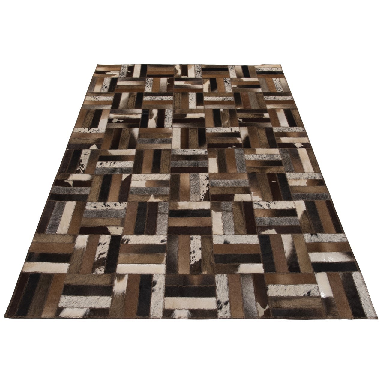 Piel de vaca alfombras patchwork Ref 811055