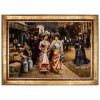 Tappeto persiano Tabriz a disegno pittorico codice 901754