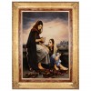 Tableau tapis persan Tabriz fait main Réf ID 901755