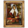 イランの手作り絵画絨毯 タブリーズ 901758