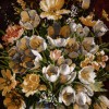 تابلو فرش دستباف گل در گلدان کد 901775