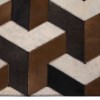 Piel de vaca alfombras patchwork Ref 811068
