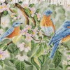 تابلو فرش دستباف طرح پرنده ها و شکوفه های بهاری کد 901789