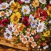 تابلو فرش دستباف طرح گل ها در سبد کد 792005