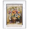 تابلو فرش دستباف طرح گل در گلدان کد 792027