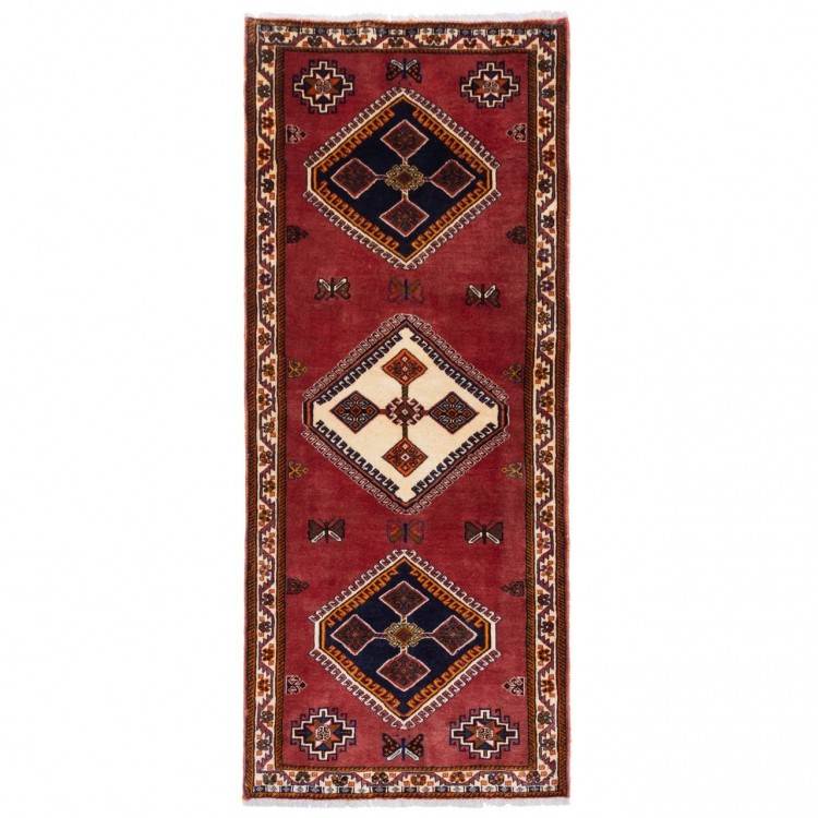 فرش دستباف قدیمی چهار متری قشقایی کد 177038
