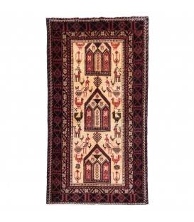 イランの手作りカーペット バルーチ 177052 - 205 × 115