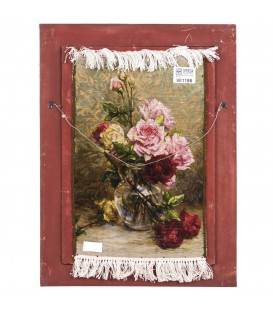 تابلو فرش دستباف طرح گل های رز در تنگ کد 901186