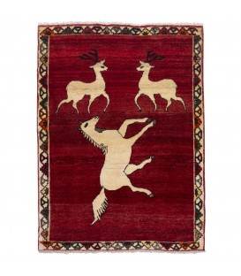 イランの手作りカーペット カシュカイ 177074 - 148 × 109