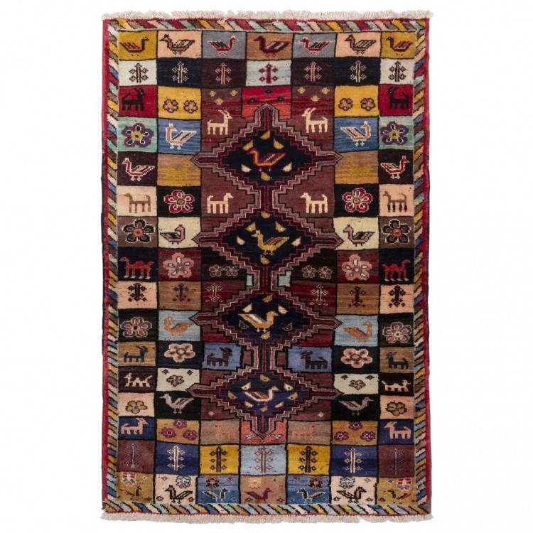 イランの手作りカーペット カシュカイ 177076 - 149 × 98