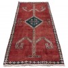 فرش دستباف قدیمی کناره طول دو متر قشقایی کد 177080