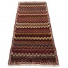 فرش دستباف قدیمی کناره طول یک و نیم متر قشقایی کد 177082