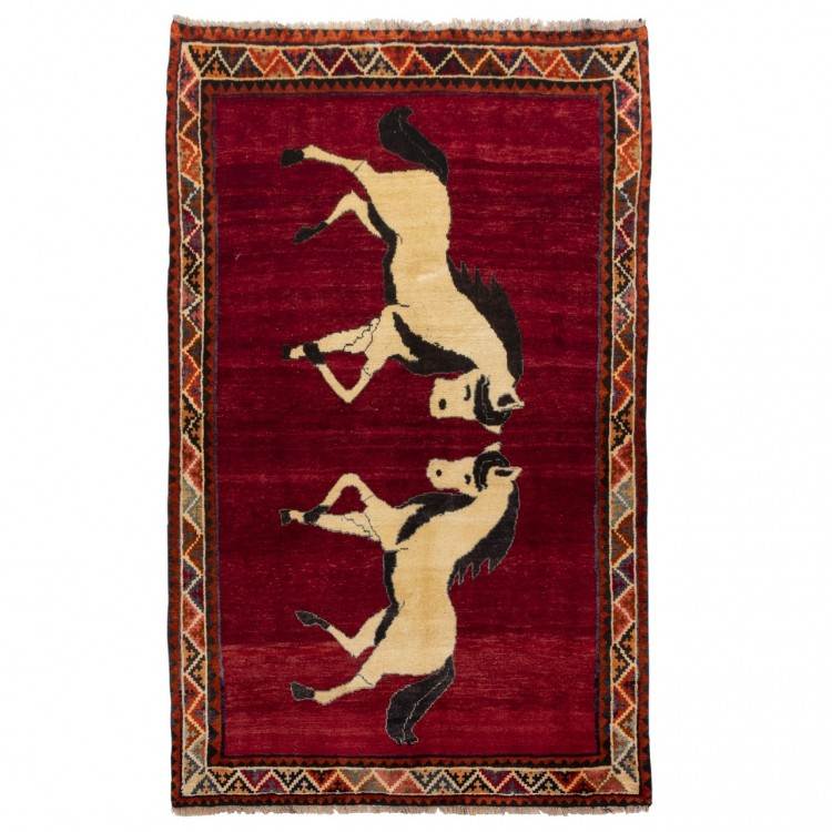 Иранский ковер ручной работы Qashqai 177085 - 213 × 133