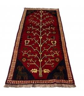 Tappeto fatto a mano Qashqai persiano 177094 - 184 × 87