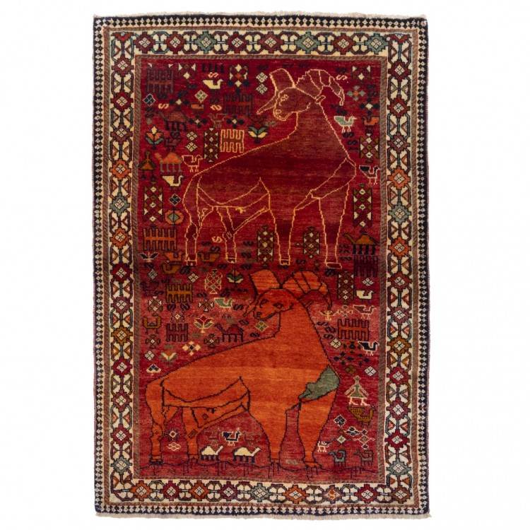 Handgeknüpfter persischer Qashqai Teppich. Ziffer 177107