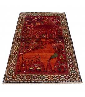 Tappeto fatto a mano Qashqai persiano 177107 - 148 × 99