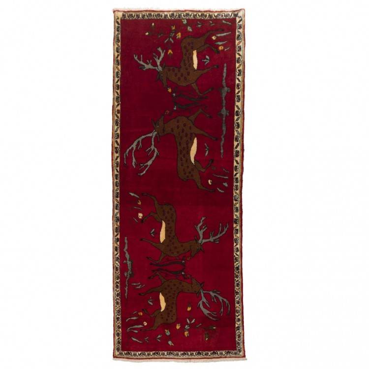Tappeto fatto a mano Qashqai persiano 177110 - 260 × 102