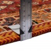 فرش دستباف قدیمی کناره طول دو و نیم متر قشقایی کد 177113