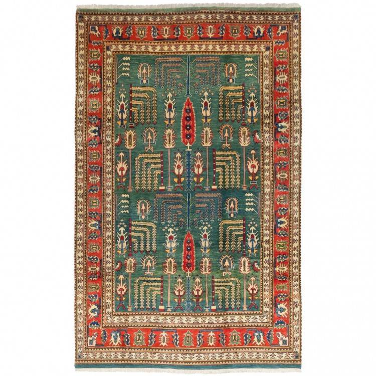 Персидский ковер ручной работы Мешхед Код 171197 - 307 × 193