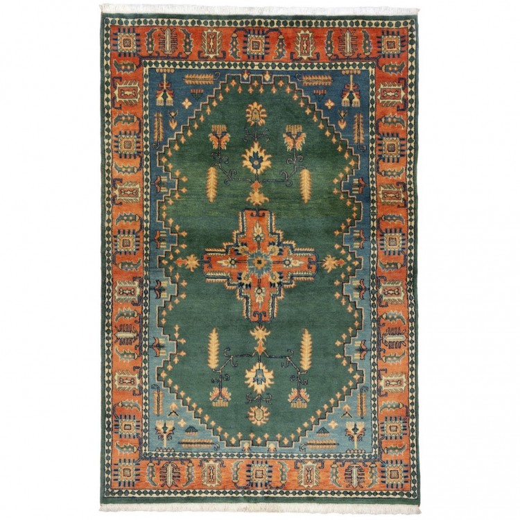 イランの手作りカーペット サブゼバル 171282 - 185 × 121