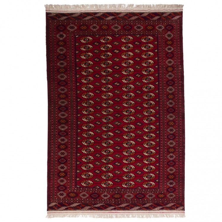 Tappeto persiano turkmeno annodato a mano codice 179036 - 300 × 207