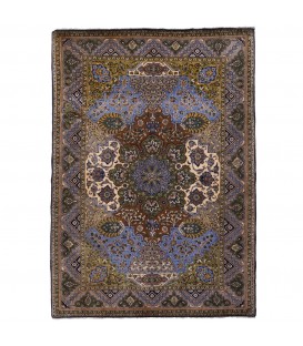Персидский ковер ручной работы Кома Код 179083 - 207 × 143