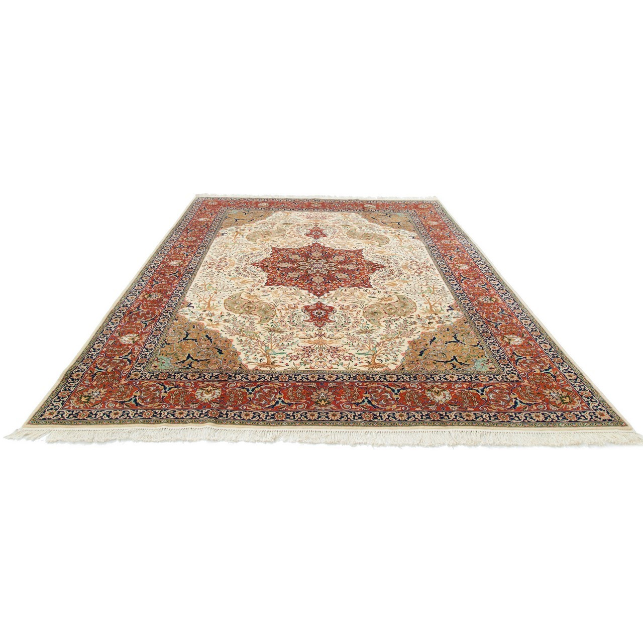 Semi-Antique Tabriz Carpet Ref 101834