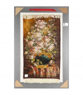 イランの手作り絵画絨毯 タブリーズ 901821