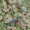 イランの手作り絵画絨毯 タブリーズ 901825