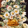 تابلو فرش دستباف تبریز طرح گل در گلدان کد 901873