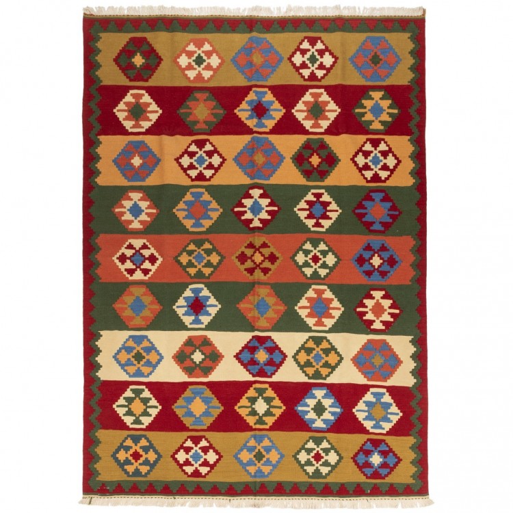 Персидский килим ручной работы Кашкайцы Код 171341 - 170 × 239