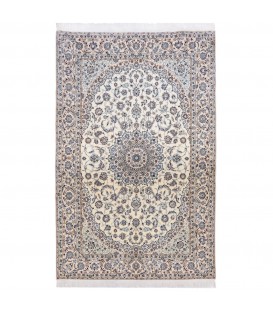 イランの手作りカーペット ナイン 番号 163072 - 170 × 253