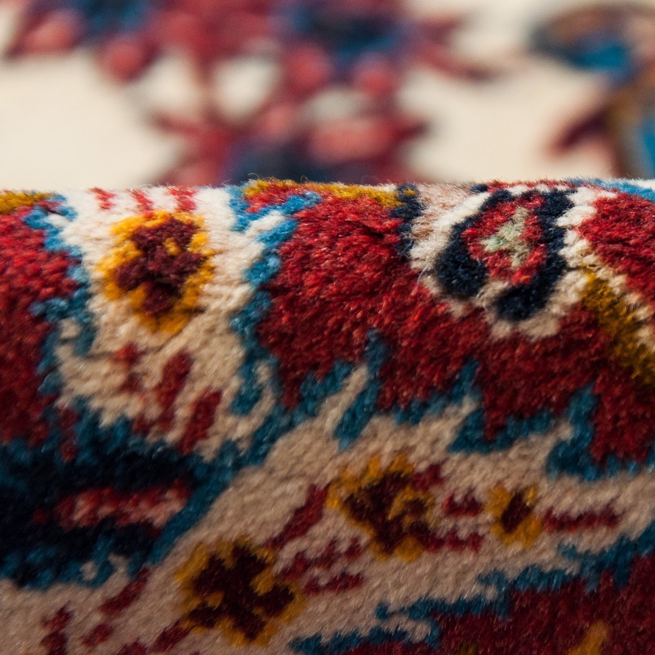 یک جفت قالیچه آنتیک اصفهان کد 102103