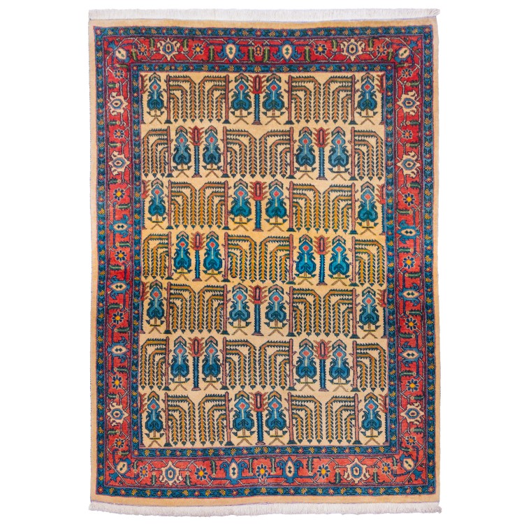 Персидский ковер ручной работы Мешхед Код 171427 - 143 × 199
