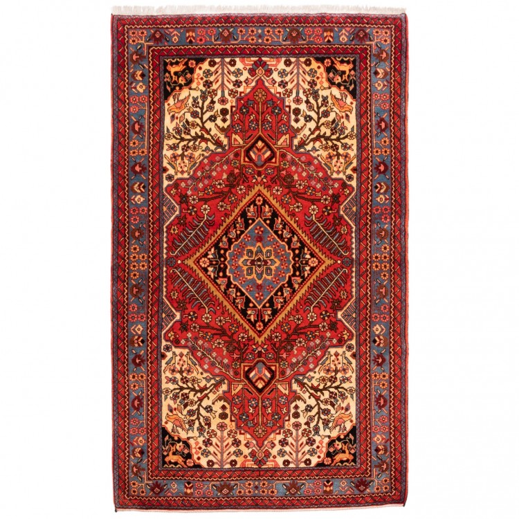 イランの手作りカーペット ナハヴァンド 番号 179102 - 150 × 255