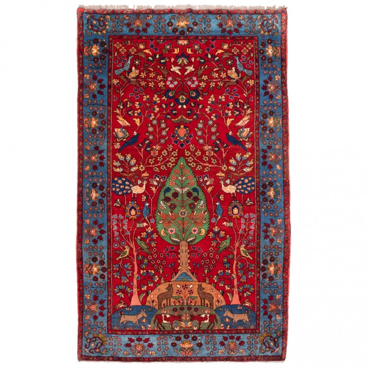 イランの手作りカーペット ナハヴァンド 番号 179117 - 150 × 253